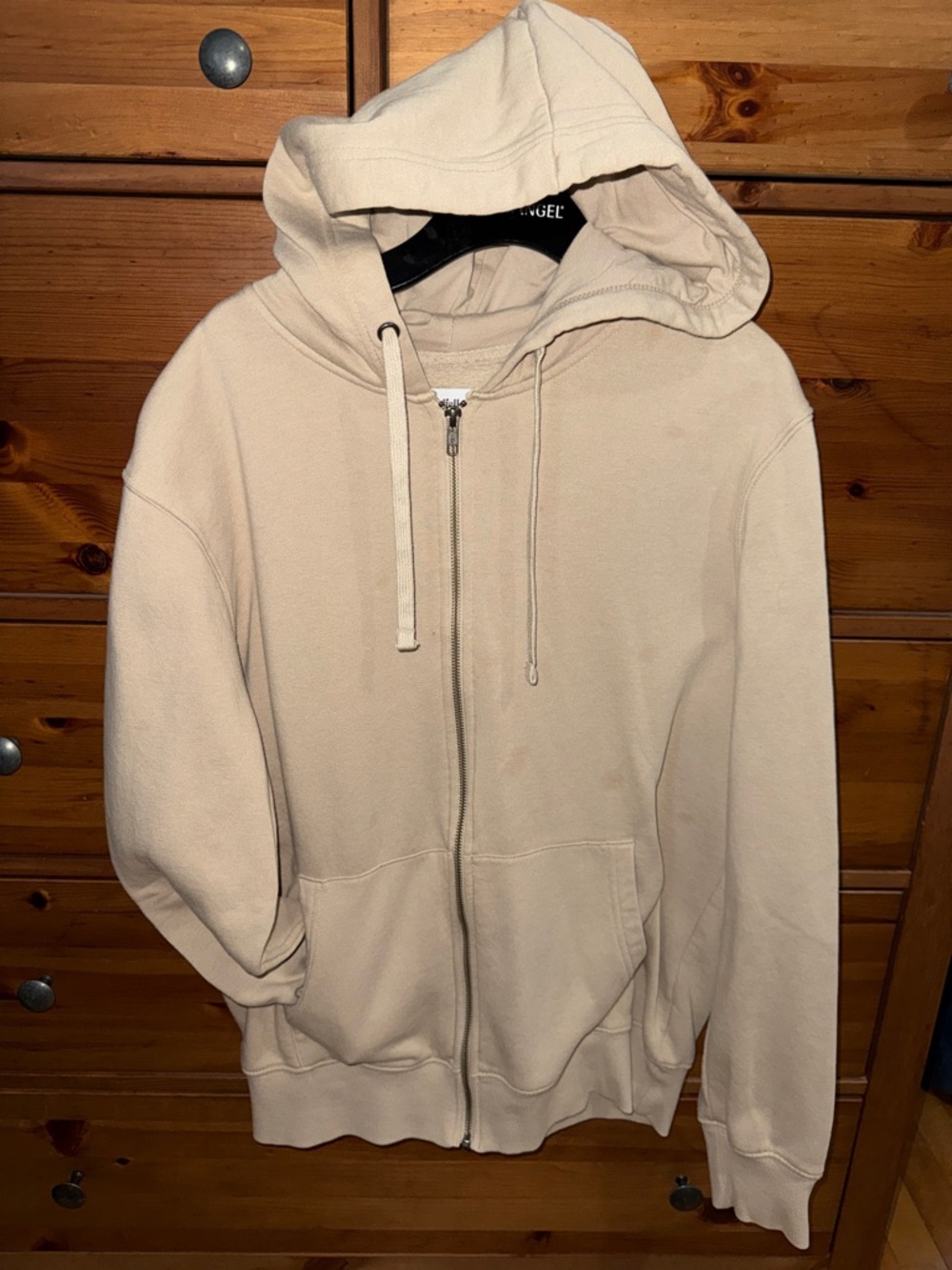 Goodfellow & Co Cream Full-Zip Hoodie